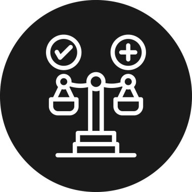 Modern simgenin vektör illüstrasyonu