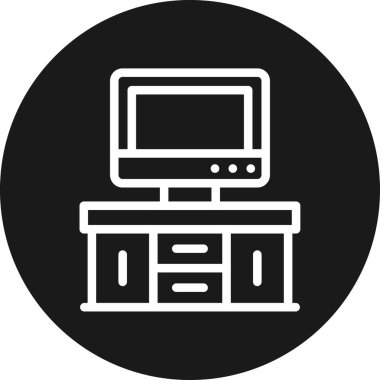 izleyici ikon vektör illüstrasyonu