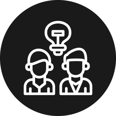 İnsan simgesinin vektör illüstrasyonu