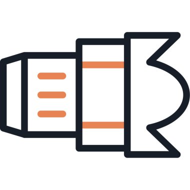 Kalem. Web simgesi basit illüstrasyon