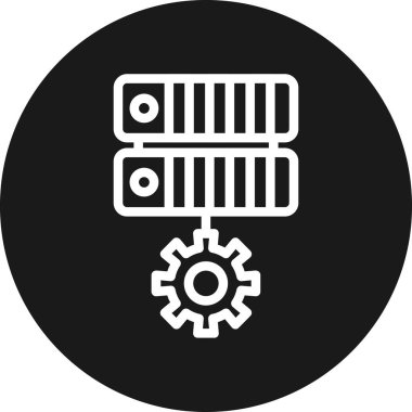 Makine simgesi, vektör konsepti