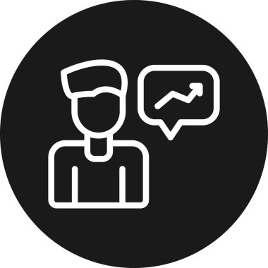 İnsan simgesinin vektör illüstrasyonu