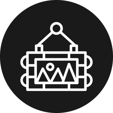 Modern b 'nin vektör illüstrasyonu simge unsurundan yoksun