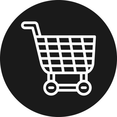 Alışveriş arabası. Web simgesi