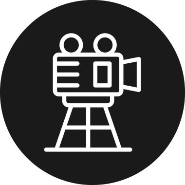 kamera vektör simgesi düz simge