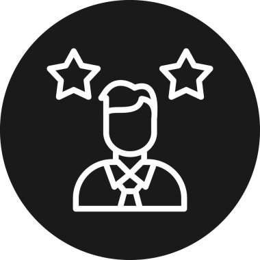 Yıldız. Web simgesi basit illüstrasyon