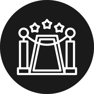 Yıldız. Web simgesi basit tasarım