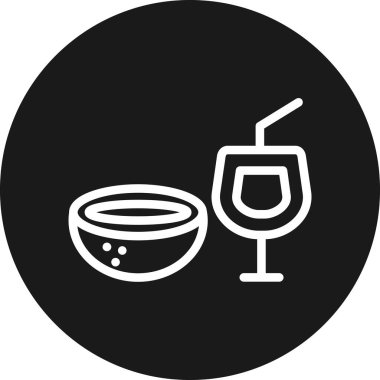 Gıda simgesinin vektör illüstrasyonu