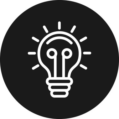 Fikir simgesi vektör illüstrasyonu