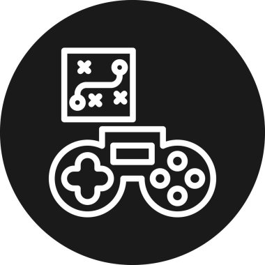 Oyun kontrolörü. Basit resimleme