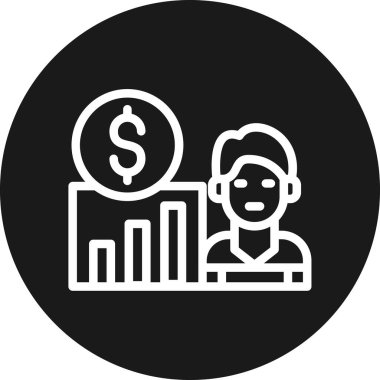 iş konsepti vektör çizgisi simgesi