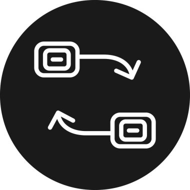 Modern b 'nin vektör illüstrasyonunda müziğin eksik simgesi