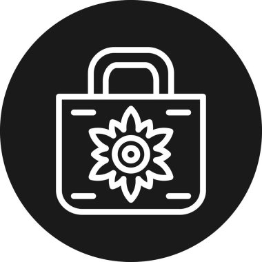 Modern simgenin vektör illüstrasyonu