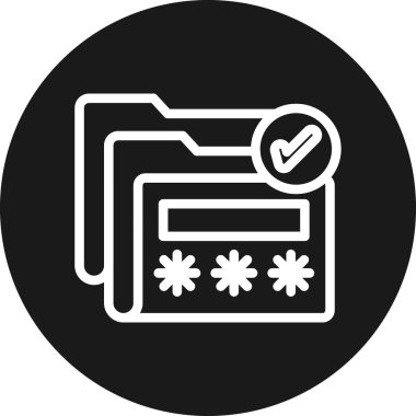 Belge simgesinin vektör illüstrasyonu