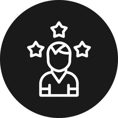 yıldız simgesi vektör illüstrasyonu