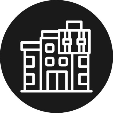 Yapı simgesinin vektör illüstrasyonu