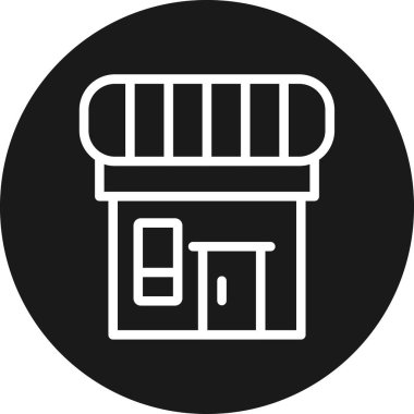 Gıda modern simgesinin vektör çizimi