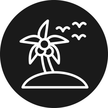 Yaz. Web simgesi basit illüstrasyon