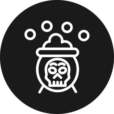 Kafatasının vektör çizimi