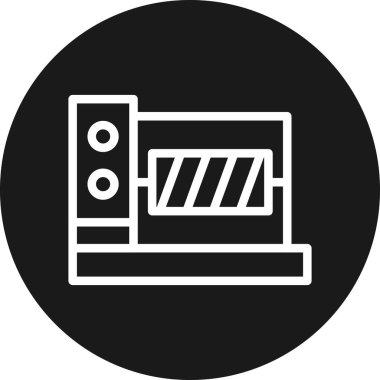 Modern oto onarımının vektör illüstrasyonu