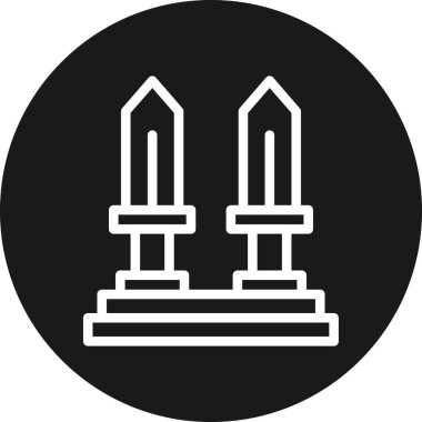 Modern eğitim ikonunun vektör illüstrasyonu