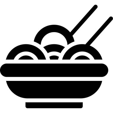 Çin eriştesi ikonu ana hatlarıyla.