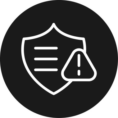 kalkan ikon vektör illüstrasyonu