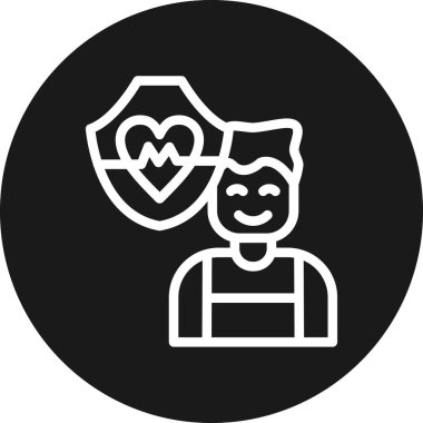 Aşk simgesinin vektör illüstrasyonu