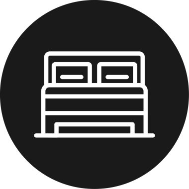 Mobilya simgesinin vektör illüstrasyonu