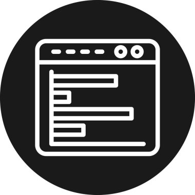 tarayıcı web simgesi basit vektörü