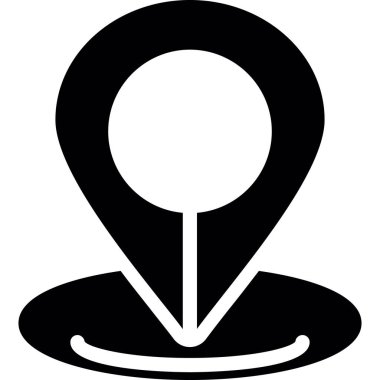 Harita konum belirleyici simgesi katı biçimde