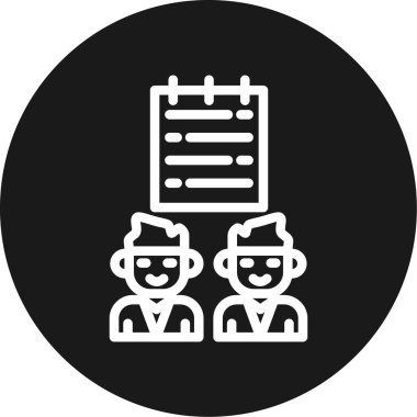 İş ve finans simgesinin vektör illüstrasyonu