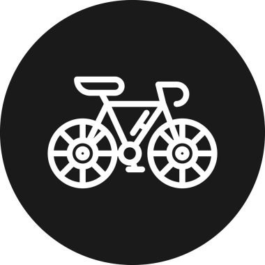bisiklet ikonu vektör illüstrasyonu