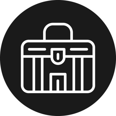 Evrak çantası modern simgesinin vektör illüstrasyonu