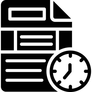 iş belgesi yönetim simgesi sağlam biçimdedir