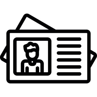 kimlik kartı simgesi, özet biçimi