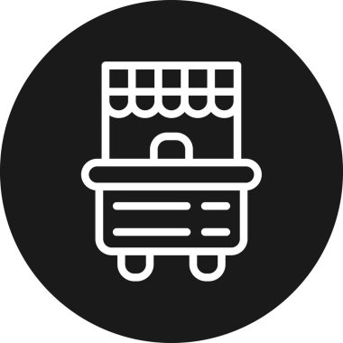 Alışveriş arabası. Basit tasarım