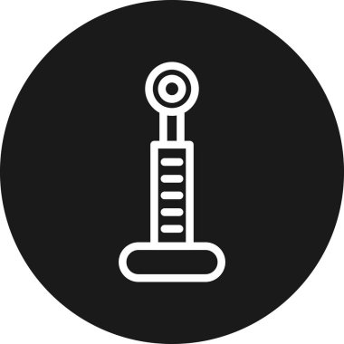 Bina modern simgesi tasarım vektör çizimi