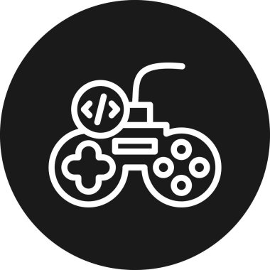 Oyun kontrolörü. Basit resimleme