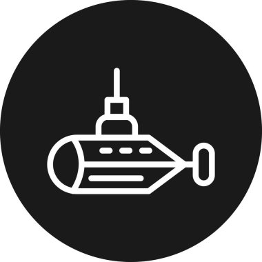 Tekne simgesinin vektör illüstrasyonu