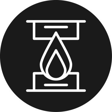 Vektör Bırakma simgesi illüstrasyonu