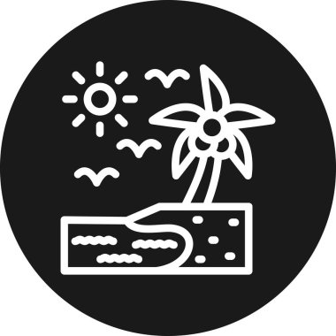 Güneş simgesi, vektör illüstrasyonu