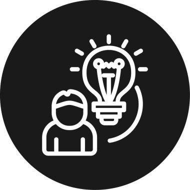 Ampul Simgesi, Vektör illüstrasyonu