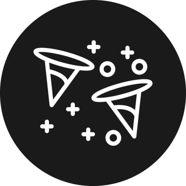 Pizza fast food simgesi ana hatlarıyla