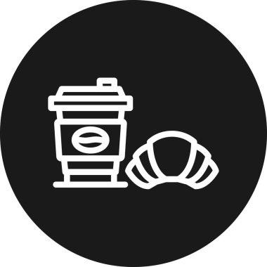 Gıda simgesinin vektör illüstrasyonu