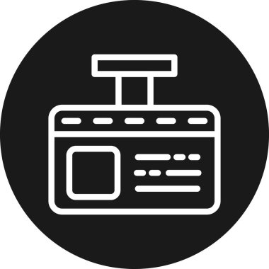 Web şablonu için mobil simgenin illüstrasyon vektör tasarımı