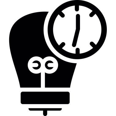 özet biçiminde ampul yaratıcı fikir simgesi