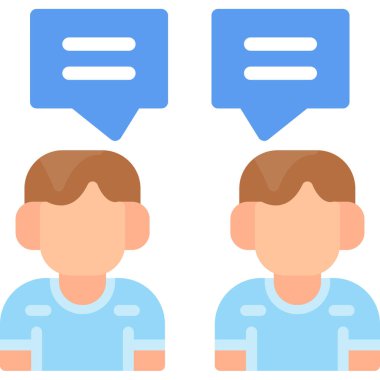 Müşteri servisi. Web simgesi basit illüstrasyon