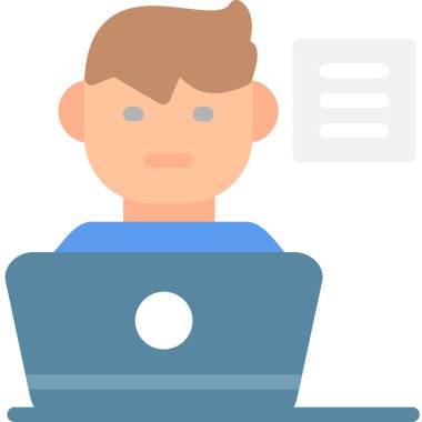 Bilgisayar. Web simgesi basit illüstrasyon