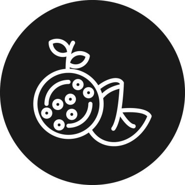 Bir örümcek simgesinin vektör illüstrasyonu